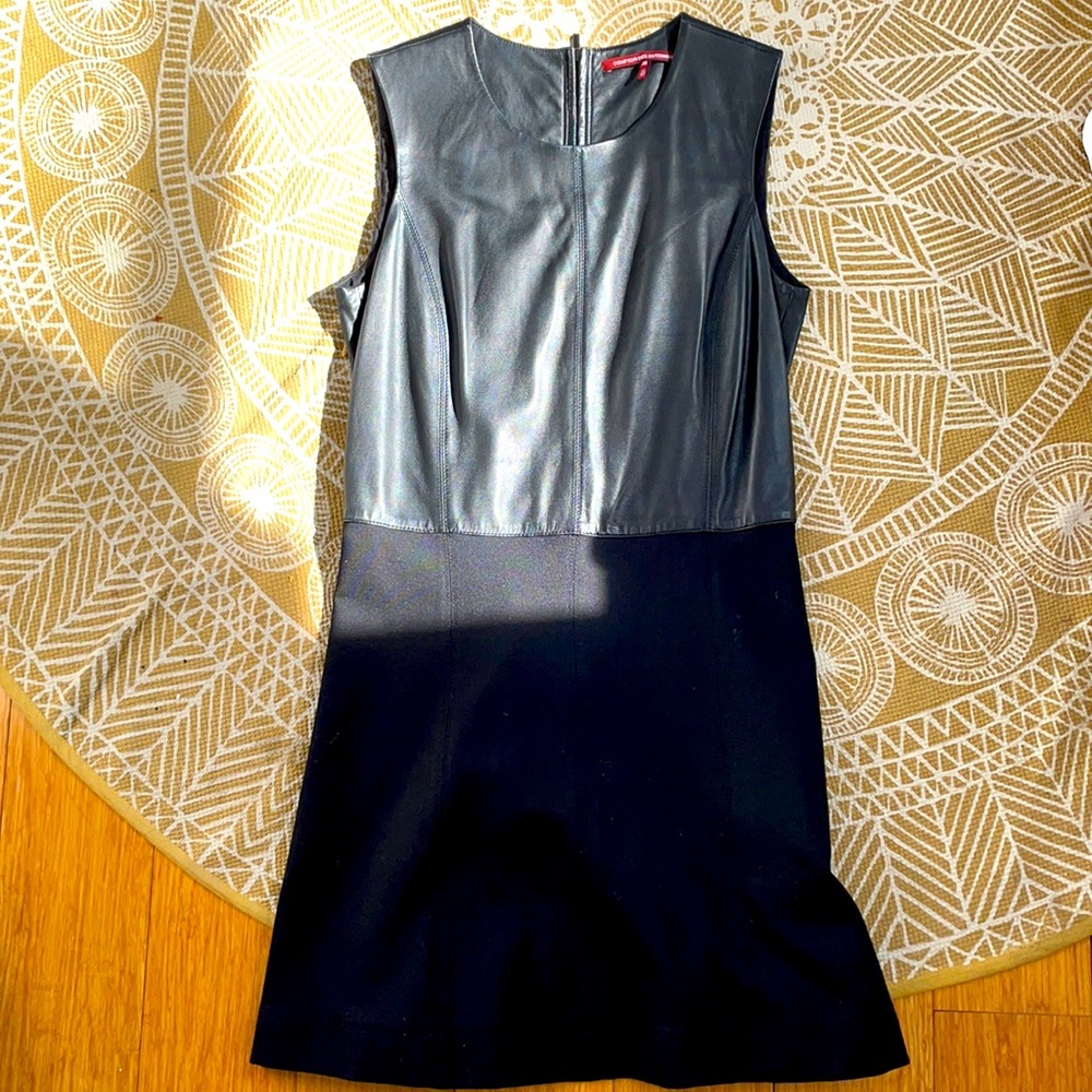 Leather dress Comptoir des Cotonnier
